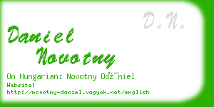 daniel novotny business card